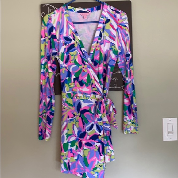 Lilly Pulitzer Tiki Wrap Romper - Picture 2 of 6